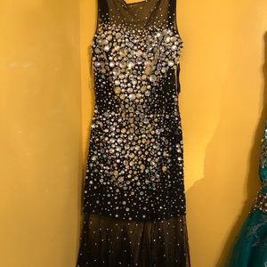 Black mermaid dress